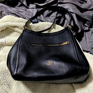Coach women's black shoulder bag